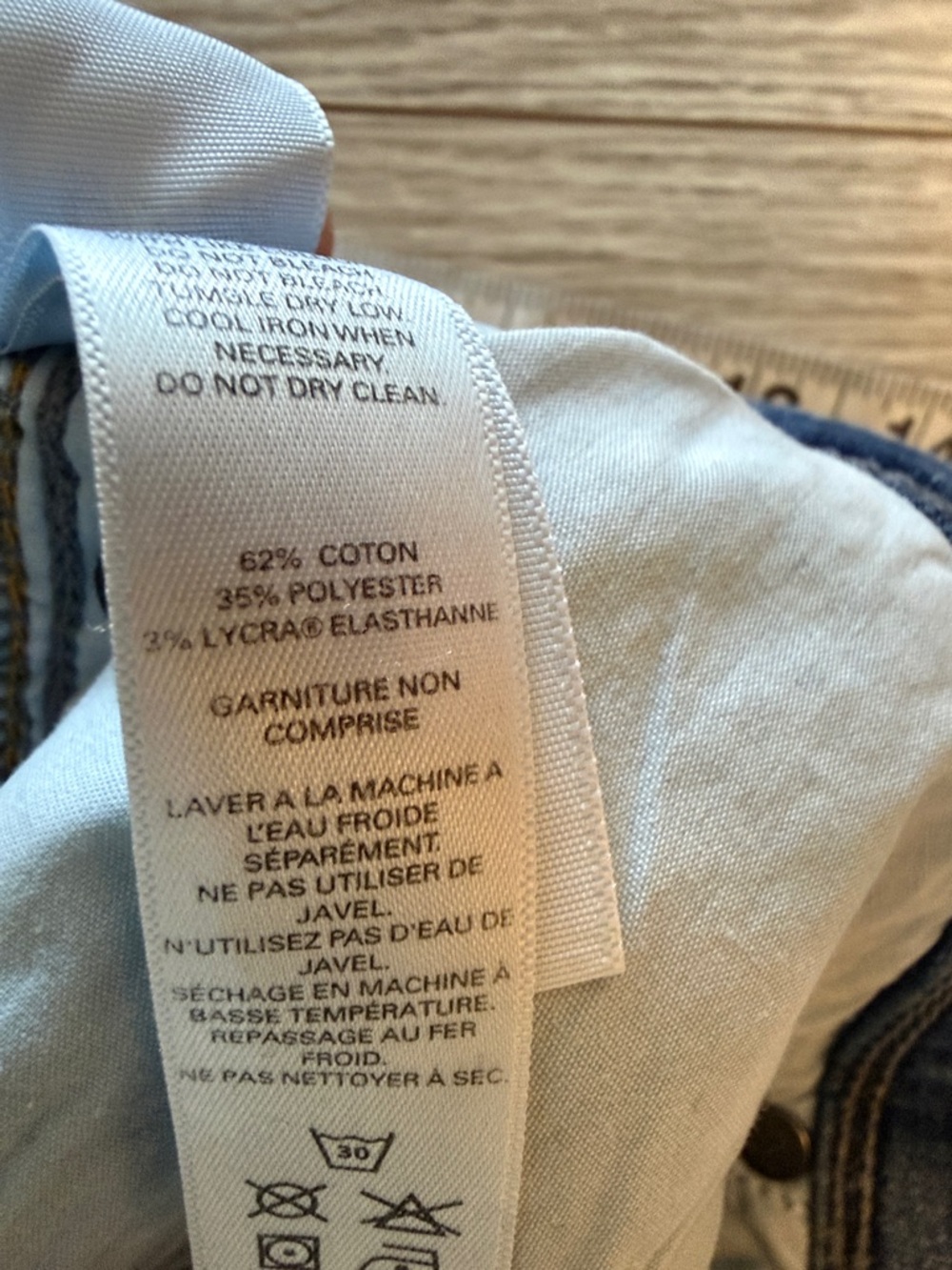 DU/ER Tech Fleece Denim Straight - Classic Indigo - Picture 7 of 11